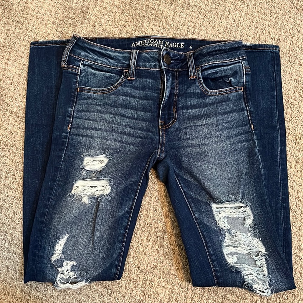 American Eagle Jean Jeggings - Diststressed